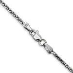 Load image into Gallery viewer, 14K White Gold 1.9mm Diamond-cut Parisian Wheat Chain

