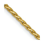 Load image into Gallery viewer, 14K Yellow Gold 1.9mm Diamond-cut Parisian Wheat Chain

