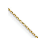 Load image into Gallery viewer, 14K Yellow Gold .8mm Diamond-cut Cable with Lobster Clasp Chain
