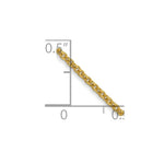 Load image into Gallery viewer, 14K Yellow Gold 1.4mm Round Open Link Cable Chain
