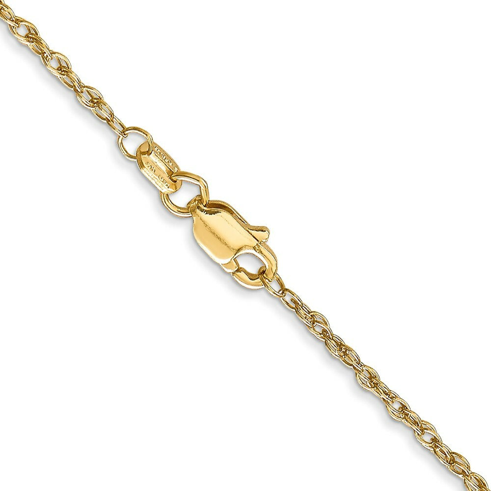 14K Yellow Gold 1.3mm Heavy-Baby Rope Chain