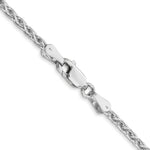 Load image into Gallery viewer, 14K White Gold 2.25mm Parisian Wheat Chain
