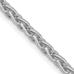 Load image into Gallery viewer, 14K White Gold 3mm Parisian Wheat Chain
