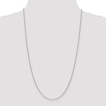 Load image into Gallery viewer, 14K White Gold 1mm Round Open Link Cable Chain
