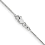 Load image into Gallery viewer, 14K White Gold .80mm Spiga with Lobster Clasp Chain
