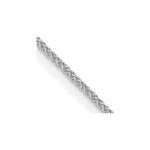 Load image into Gallery viewer, 14K White Gold .80mm Spiga with Lobster Clasp Chain
