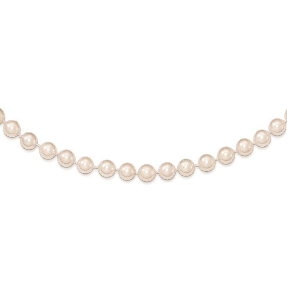 7" Length Bracelet 14K 6-7mm Round White Saltwater Akoya Cultured Pearl Bracelet