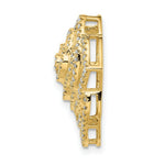 Load image into Gallery viewer, 14K Yellow Gold Diamond 1/2-Carat Fancy Flower Chain Slide
