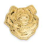 Load image into Gallery viewer, 14K Yellow Gold Diamond 1/2-Carat Fancy Flower Chain Slide
