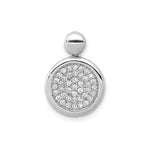 Load image into Gallery viewer, 14K Yellow Gold 1/4-Carat Diamond Fancy Circle Pendant
