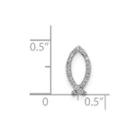Load image into Gallery viewer, 14K White Gold Diamond Pendant 1/12-Carat
