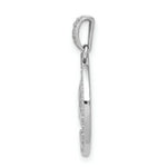 Load image into Gallery viewer, 14K White Gold Diamond Allah, Star and Crescent Pendant
