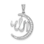 Load image into Gallery viewer, 14K Yellow Gold Diamond Allah, Star &amp; Crescent Pendant
