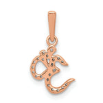 Load image into Gallery viewer, 14K Rose Gold Diamond Om Pendant

