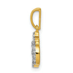 Load image into Gallery viewer, 14K Yellow Gold 1/6-Carat Diamond Om Pendant
