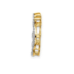 Load image into Gallery viewer, 10K Yellow Gold 3/8-Carat Diamond Om Chain Slide
