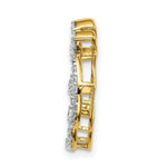 Load image into Gallery viewer, 14K Yellow Gold 3/8-Carat Diamond Om Chain Slide
