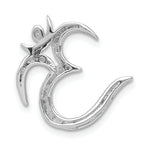 Load image into Gallery viewer, 14K White Gold 3/8-Carat Diamond Om Symbol Chain Slide
