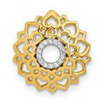 Load image into Gallery viewer, 14K Yellow Gold .042-Carat Diamond Accent Pendant
