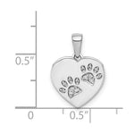 Load image into Gallery viewer, 14K White Gold Diamond Pendant 1/20-Carat
