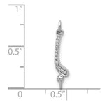 Load image into Gallery viewer, 14K White Gold .038-Carat Diamond Accent Pendant
