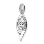 Load image into Gallery viewer, 14K White Gold .04-Carat Diamond Accent Slide Pendant
