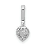 Load image into Gallery viewer, 14K White Gold 1/4-Carat Diamond Slide Pendant

