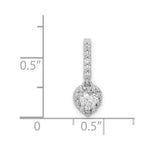 Load image into Gallery viewer, 14K White Gold 1/4-Carat Diamond Slide Pendant
