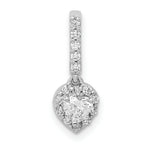 Load image into Gallery viewer, 14K White Gold 1/4-Carat Diamond Slide Pendant
