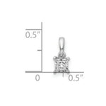 Load image into Gallery viewer, 14K White Gold Diamond Pendant 1/10-Carat
