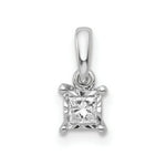 Load image into Gallery viewer, 14K White Gold Diamond Pendant 1/10-Carat
