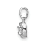 Load image into Gallery viewer, 14K White Gold 1/3-Carat Diamond Square Cluster Pendant
