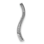 Load image into Gallery viewer, 14K White Gold Diamond Chain Slide Pendant 1/20-Carat

