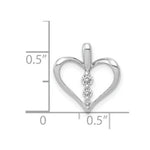 Load image into Gallery viewer, 14K White Gold Diamond Pendant 1/10-Carat
