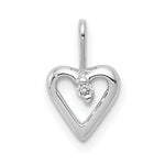 Load image into Gallery viewer, 14K White Gold .02-Carat Diamond Accent Pendant
