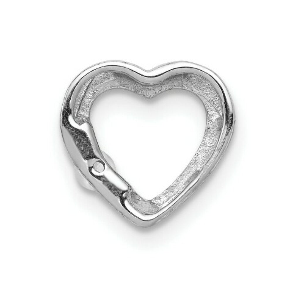 14K White Gold Diamond Pendant 1/20-Carat