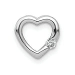 Load image into Gallery viewer, 14K White Gold Diamond Pendant 1/20-Carat
