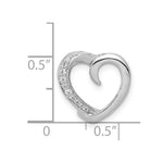 Load image into Gallery viewer, 14K White Gold Diamond Pendant 1/15-Carat
