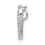 Load image into Gallery viewer, 14K White Gold SI3/I1 Diamond Vintage Heart Chain Slide 1/10-Carat
