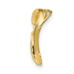 Load image into Gallery viewer, 14K Yellow Gold .03-Carat Diamond Accent Double Heart Slide Pendant
