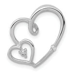 Load image into Gallery viewer, 14K White Gold .035-Carat Diamond Accent Pendant
