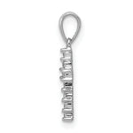 Load image into Gallery viewer, 14K White Gold Diamond Cross Pendant 1/15-Carat
