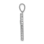 Load image into Gallery viewer, 14K White Gold 1/4-Carat Diamond Cross Pendant
