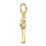 Load image into Gallery viewer, 14K Yellow Gold Diamond Cross Pendant 1/12-Carat
