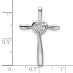 Load image into Gallery viewer, 14K White Gold Diamond Slide Pendant 1/20-Carat
