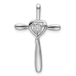 Load image into Gallery viewer, 14K White Gold Diamond Slide Pendant 1/20-Carat

