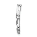 Load image into Gallery viewer, 14K White Gold .01-Carat Diamond Accent 3 Shooting Stars Slide Pendant
