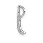 Load image into Gallery viewer, 14K White Gold Pink Sapphire Pendant 1/10-Carat
