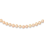 Load image into Gallery viewer, 14K Yellow Gold 7-8mm Pink Near Round Freshwater Cultured Pearl Necklace
