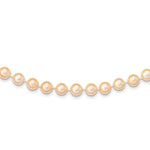 Load image into Gallery viewer, 14K Yellow Gold 8-9mm Pink Near Round Freshwater Cultured Pearl Necklace

